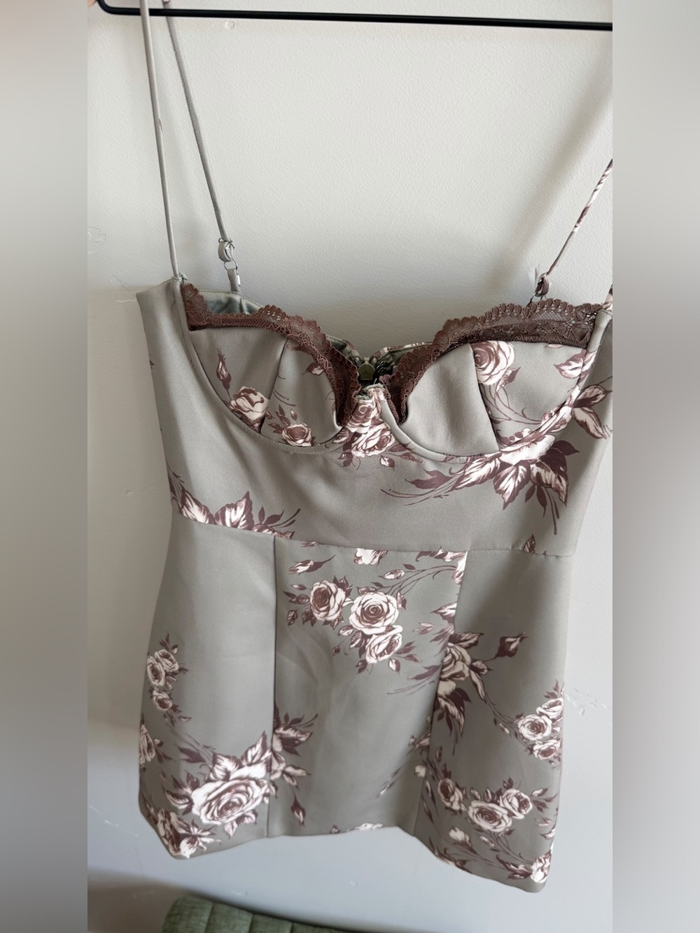Showpo Sweetheart Fit & Flare Tulip Mini Dress in Botanical Bliss - Picture 9 of 13